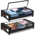 Livhil Under Bed Storage with Wheels – 2 Pack Rolling Storage Containers