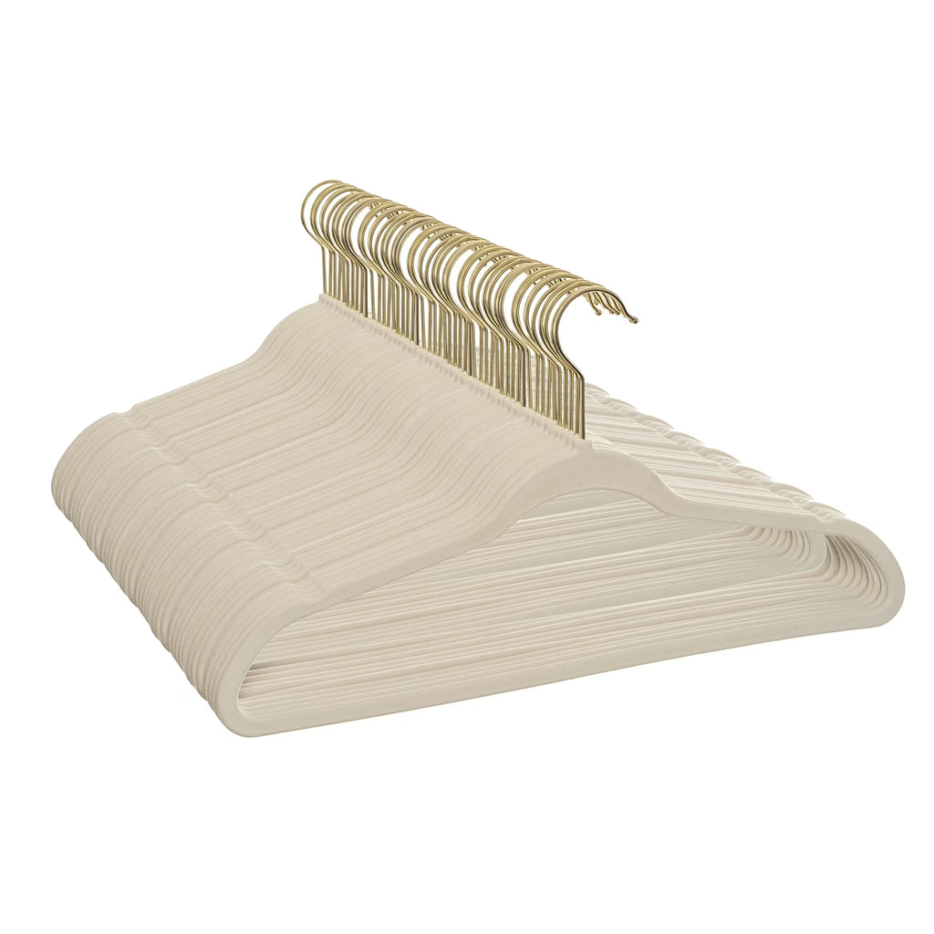 Better Homes & Gardens Non-Slip Velvet Clothing Hangers – 50 Pack