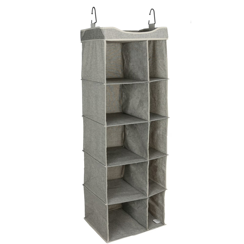 Better Homes & Gardens 5-Tier Hanging Closet Organizer – 10 Compartment Storage