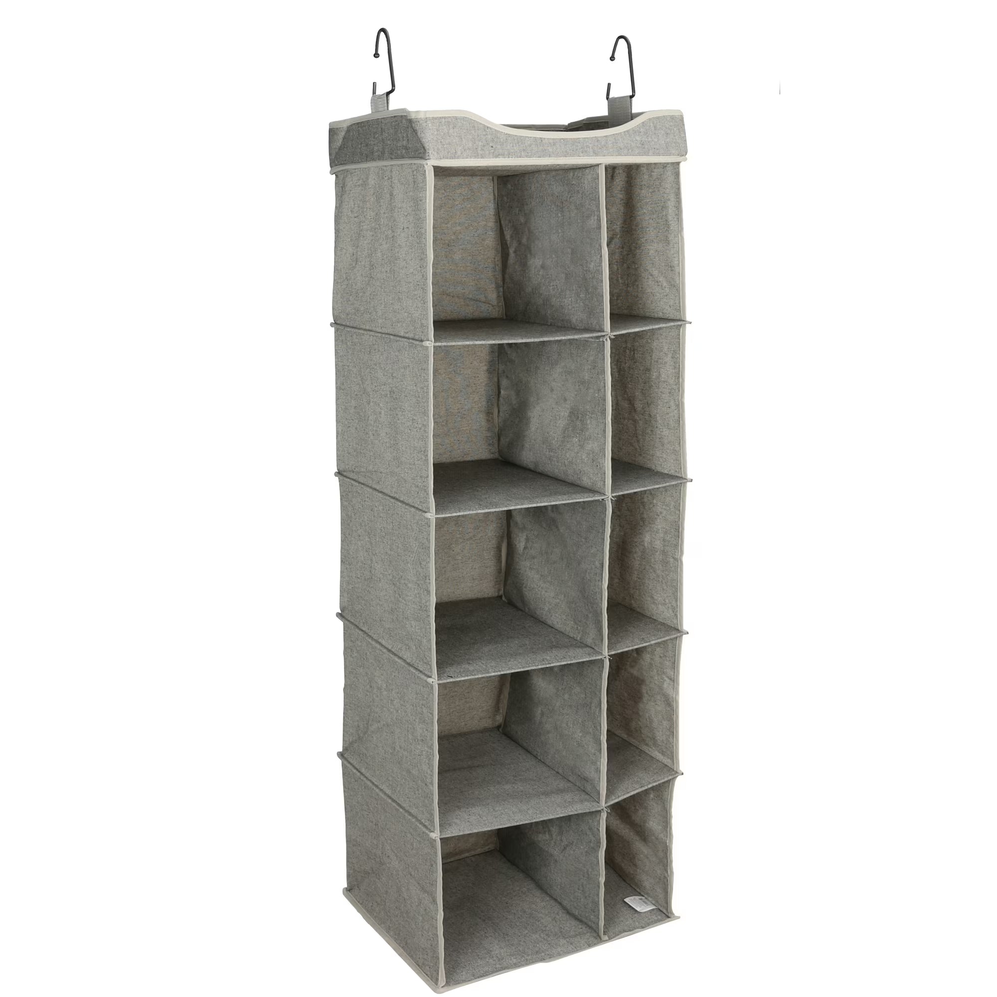 Better Homes & Gardens 5-Tier Hanging Closet Organizer – 10 Compartment Storage