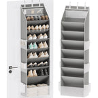 Criusia Over the Door Shoe Organizer – Hanging Storage with Deep Pockets