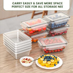 GPED Food Storage Containers with Lids – 20 Piece Airtight Stackable Kitchen Set